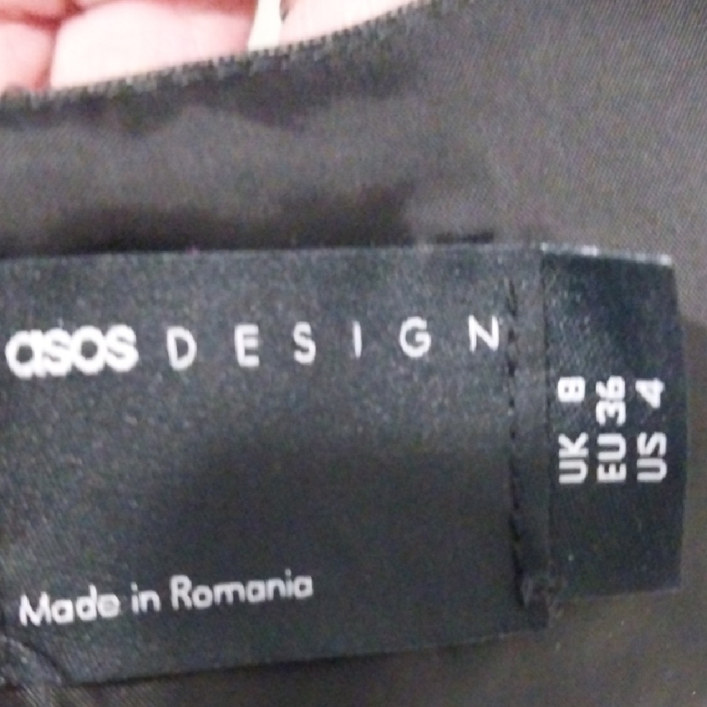 ASOS Black Wrap Crop Top - Picture 4 of 4